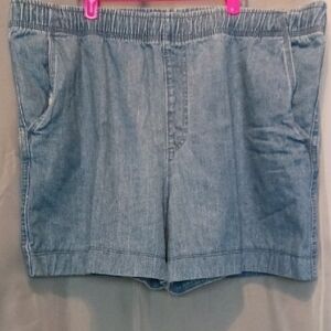 George Light Blue Mens Jean Shorts